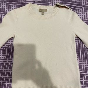 Burberry London Cashmere Crew Neck Sweater Size: S P